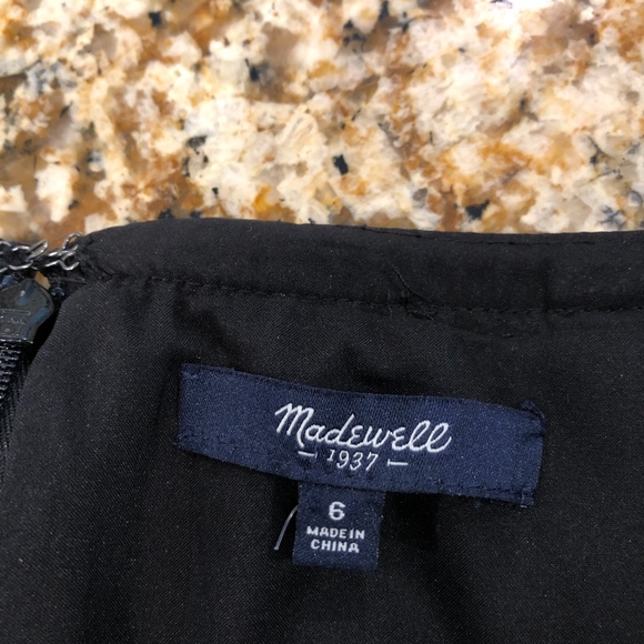 MADEWELL grey wool mini skirt - size 6 - Picture 2 of 7